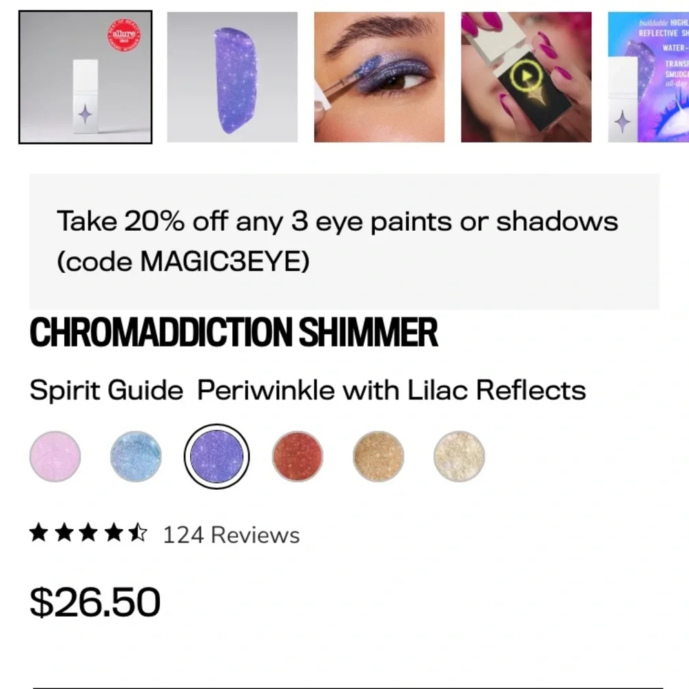 Half magic chromaddiction Shimmer- spirit guide